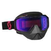 Goggle Hustle Snow Cross black/fluo pink/illuminator blue chrome