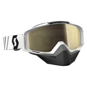Goggle Tyrant Snow Cross white/light sensitive bronze chrome